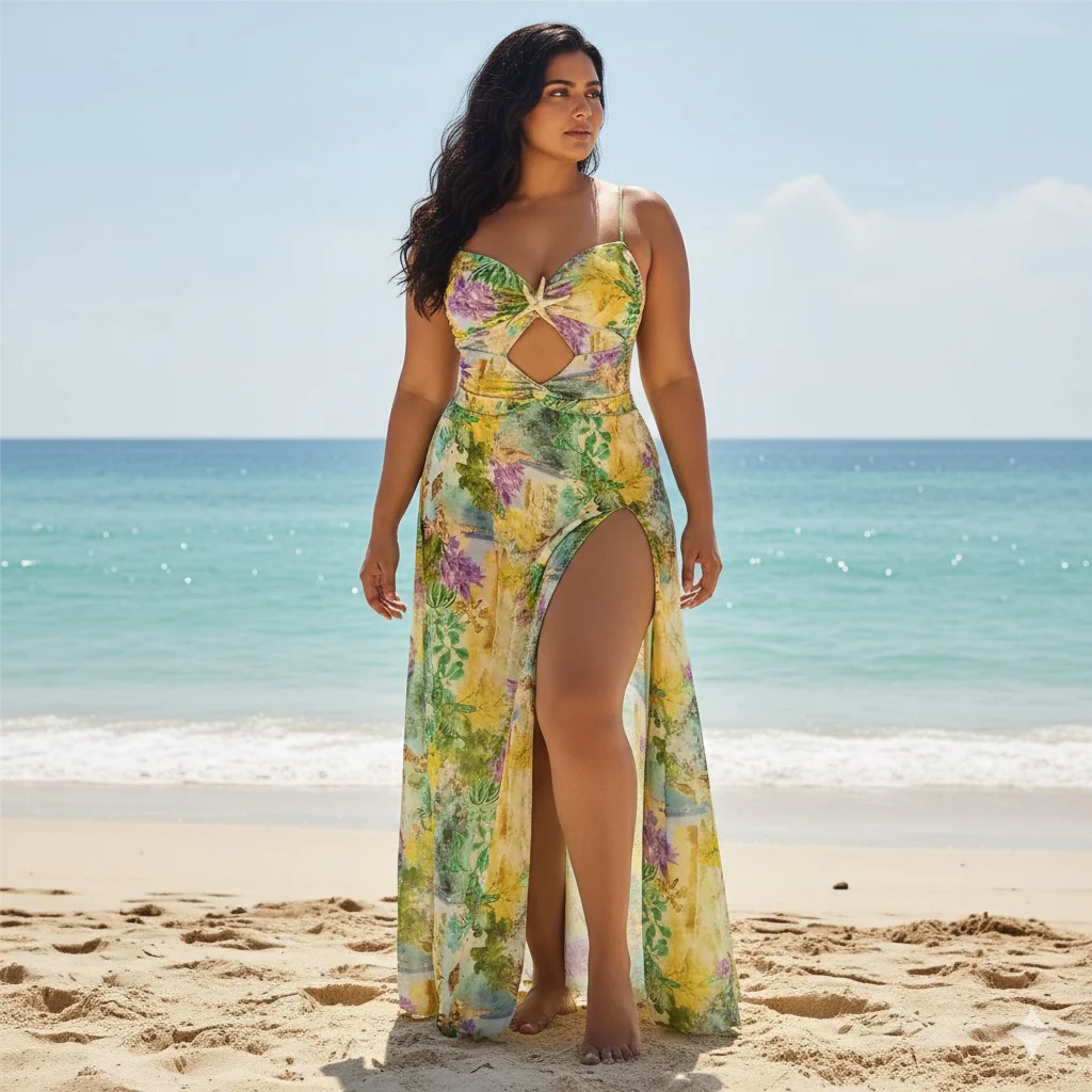 Bloomwave Monokini & Skirt Set - Image 4