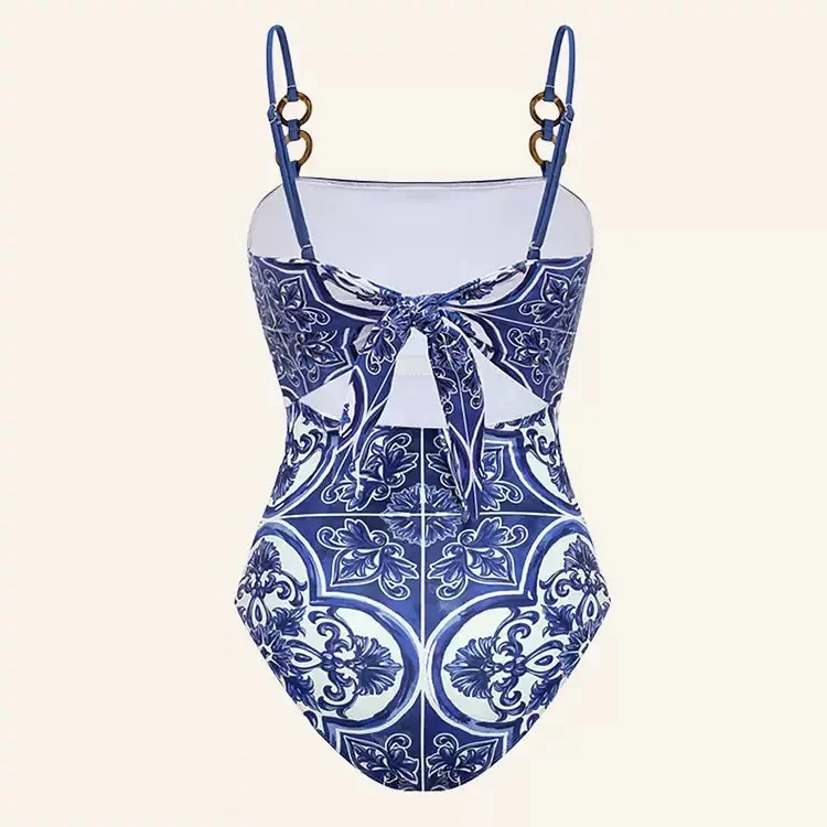 Combalt Royale Luxe Monokini With Skirt Set - Image 5