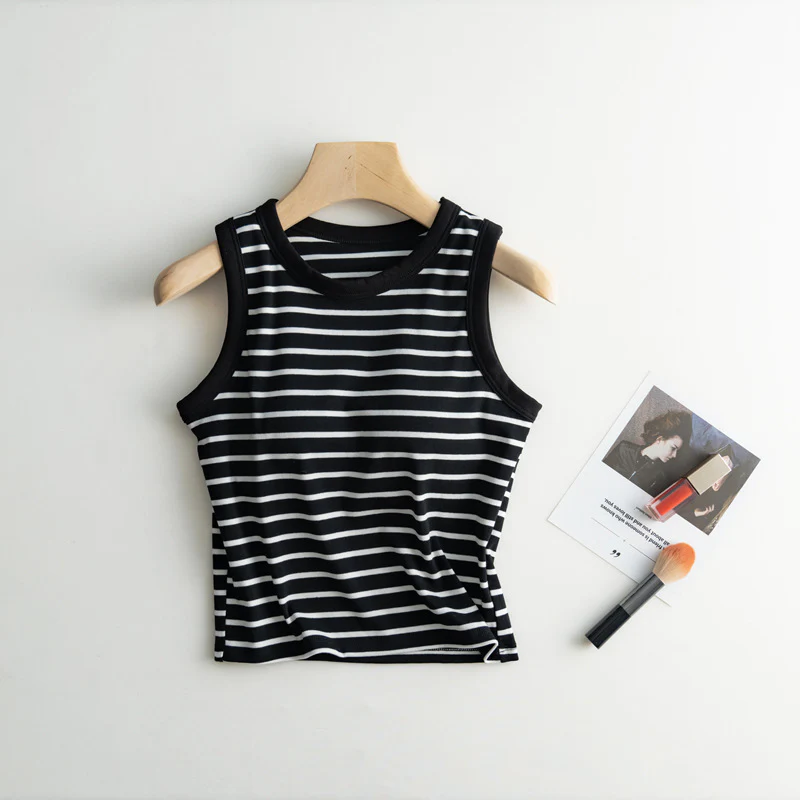 Fbella Stripe Padded Cami Top - Image 3