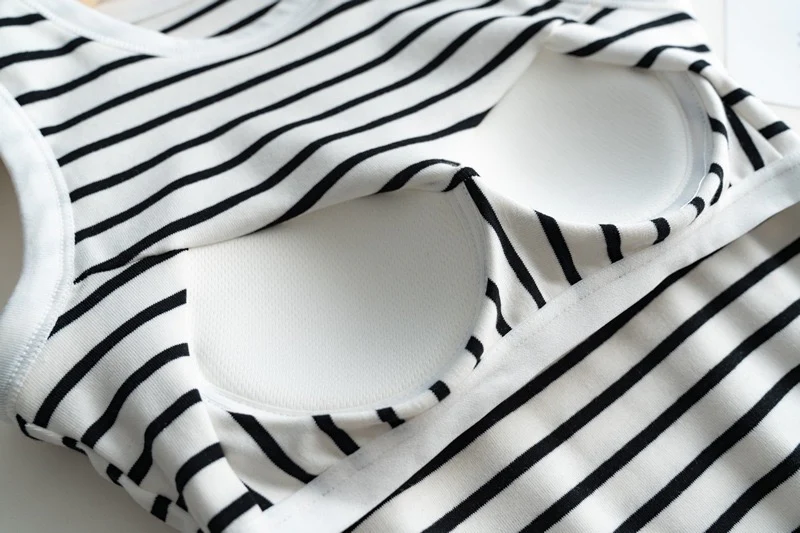 Fbella Stripe Padded Cami Top - Image 4