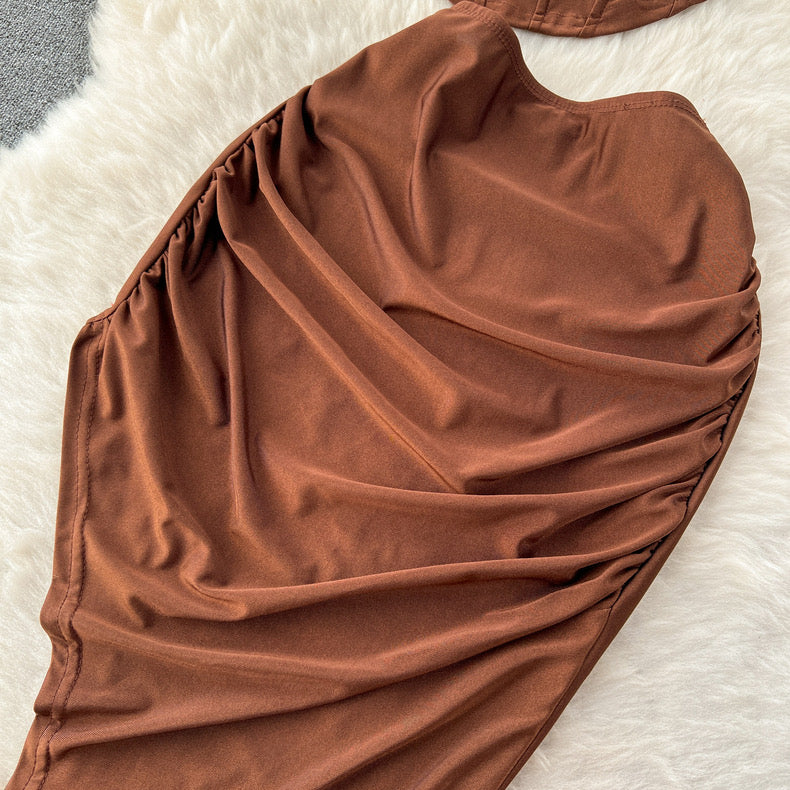 Gelbes Corset Top Ans Skirt Set - Image 7