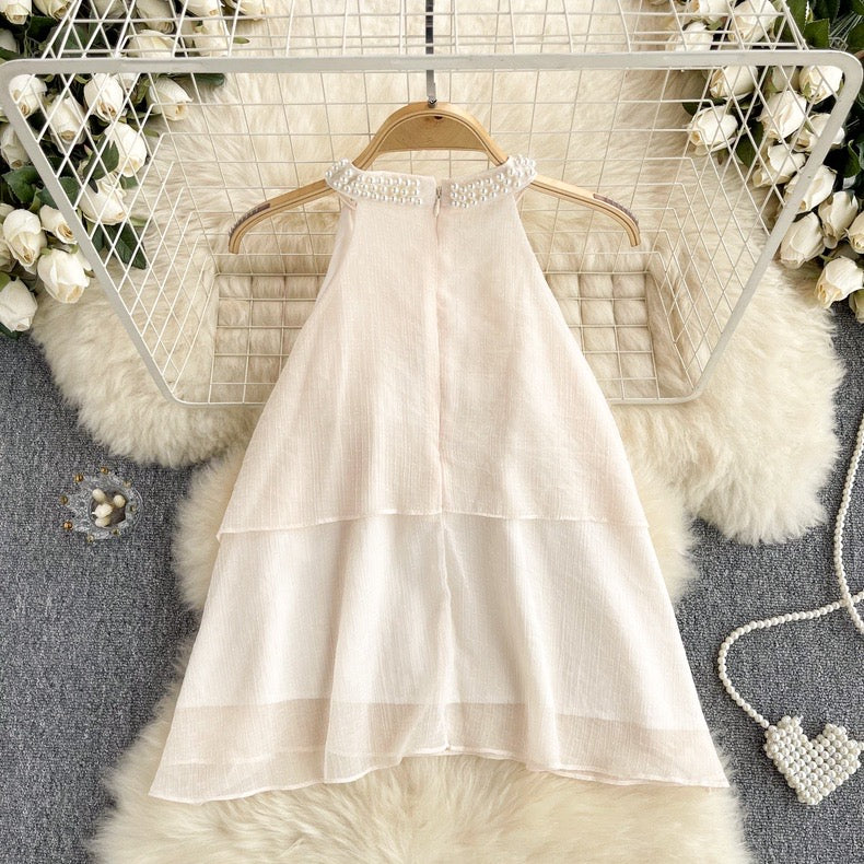 Gloria Pearl Neckline Ruffle Top - Image 3