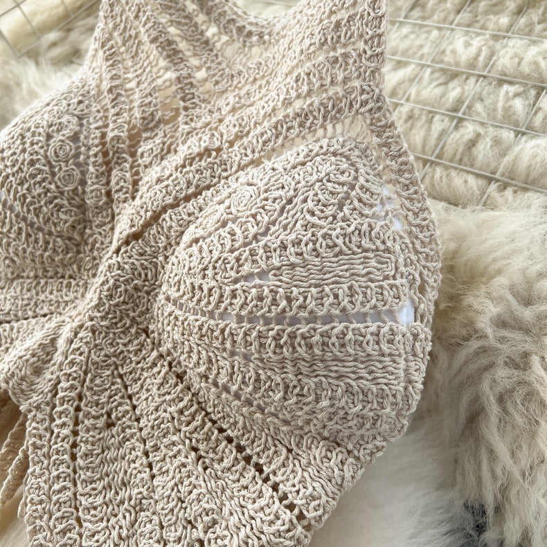 Lisa Crochet Top And Skirt Set - Image 3