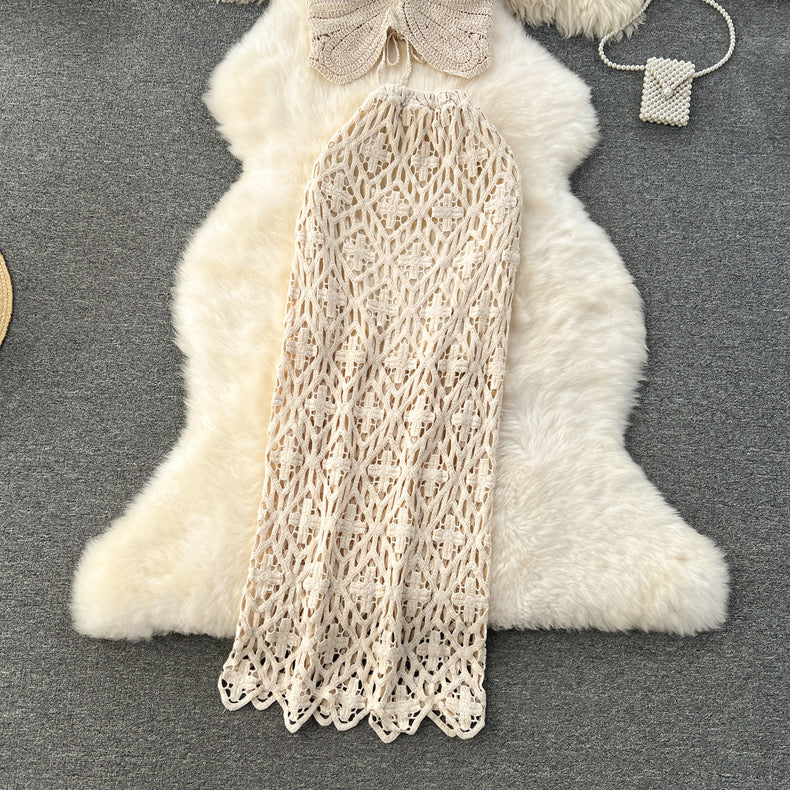 Lisa Crochet Top And Skirt Set - Image 4