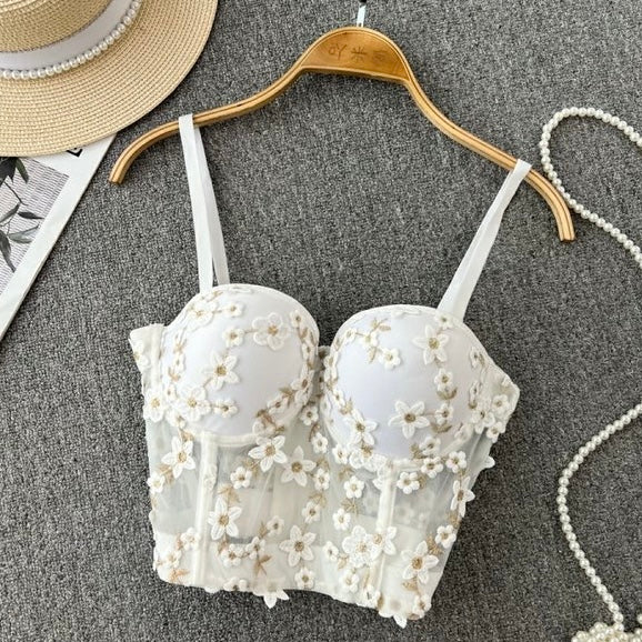 Luxe Daisy Detail Bustier - Image 3