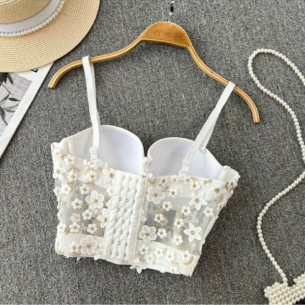Luxe Daisy Detail Bustier - Image 4