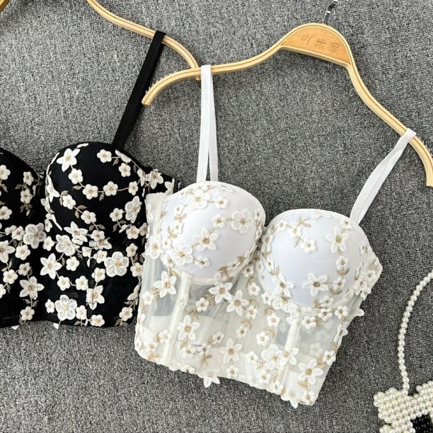 Luxe Daisy Detail Bustier - Image 9