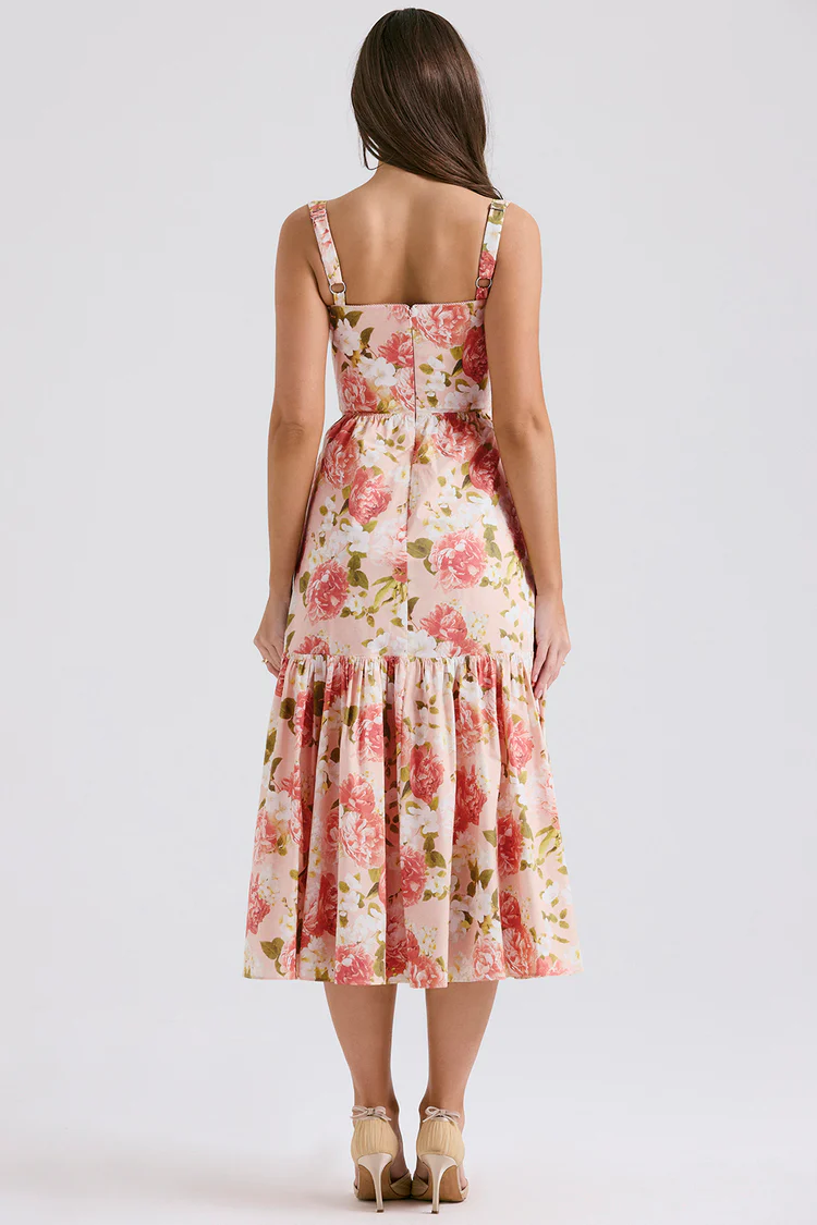 Mariah Floral Midi Sundress - Image 5