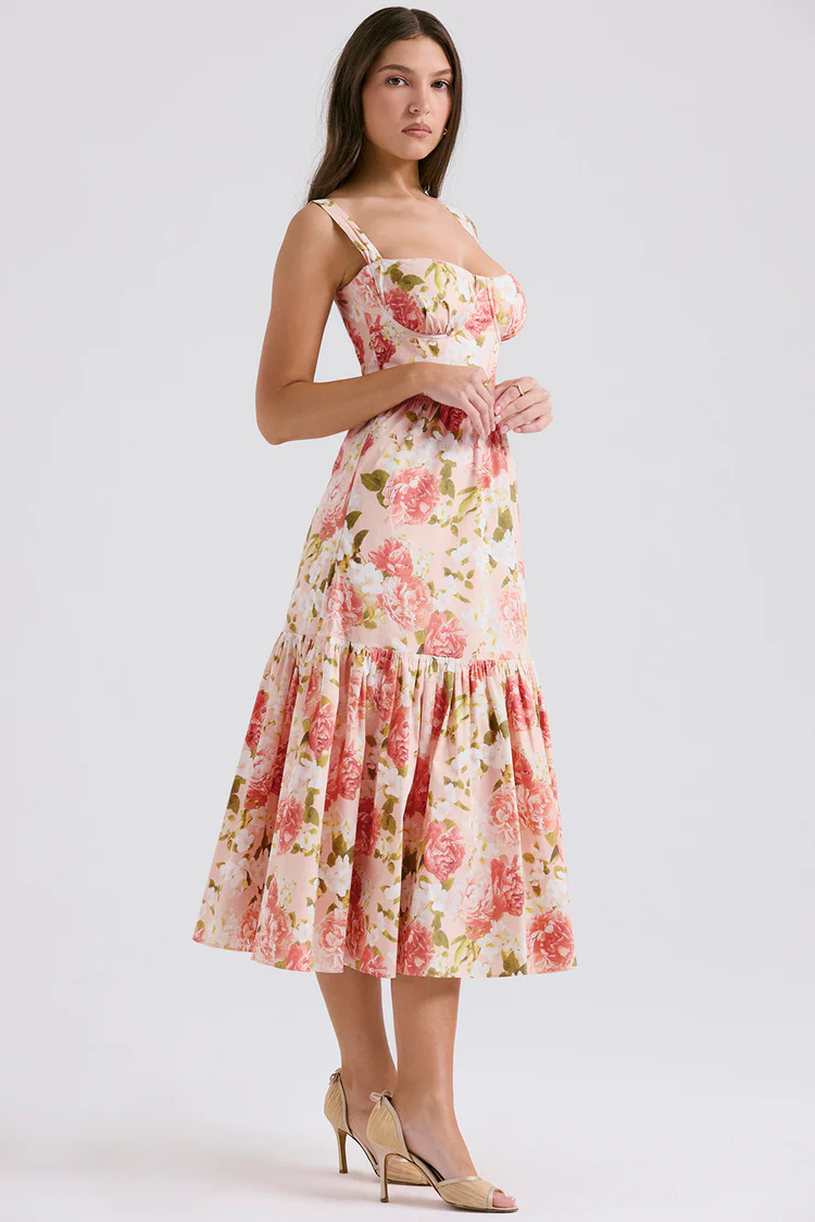 Mariah Floral Midi Sundress - Image 8