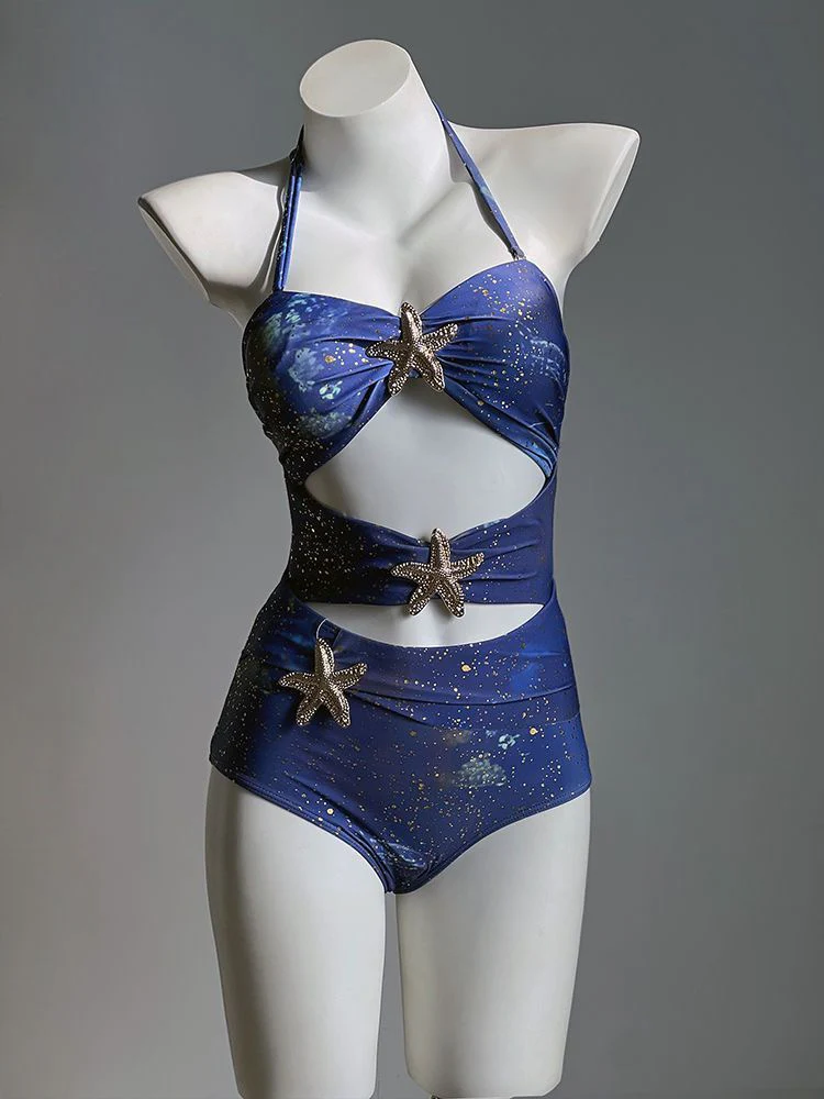 Sea Stars Monokini with Skirt - Image 5