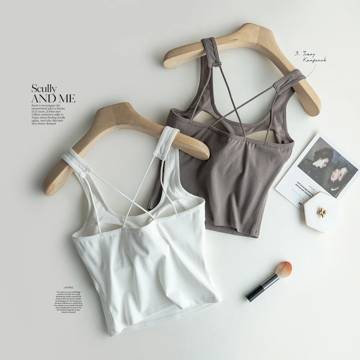 Sleek Criss Cross Padded Camisole - Image 7