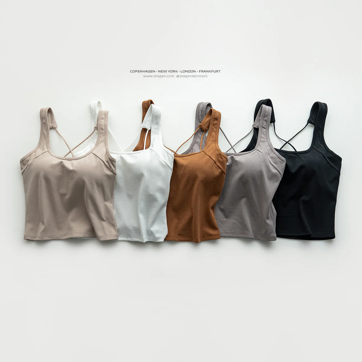 Sleek Criss Cross Padded Camisole - Image 9