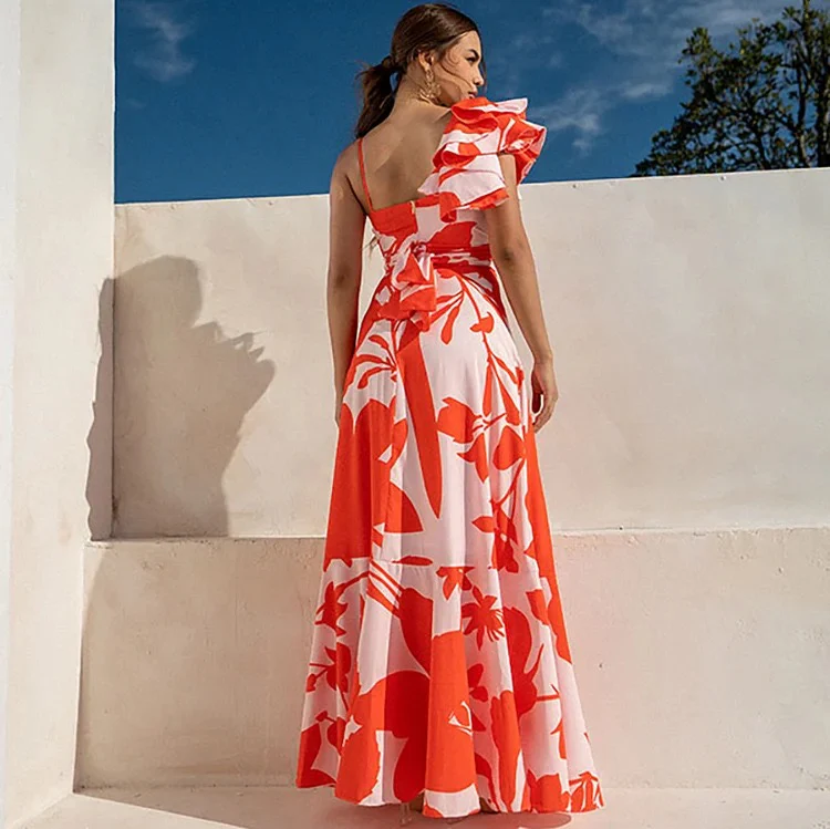 Tropical Bloom Monokini and Maxi Skirt Set - Image 5