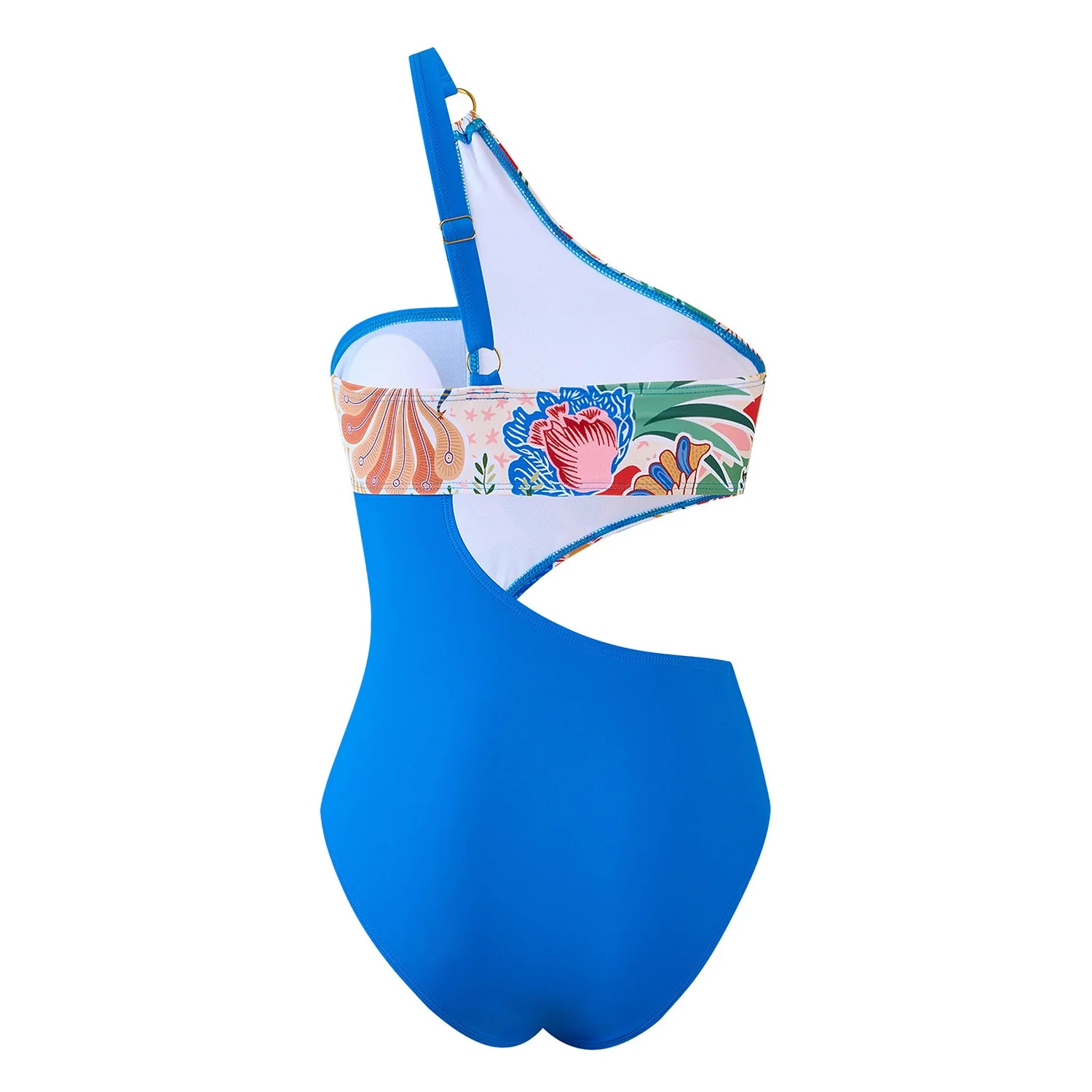 Vanesa One Shoulder Monokini With Knot Skirt - Image 9