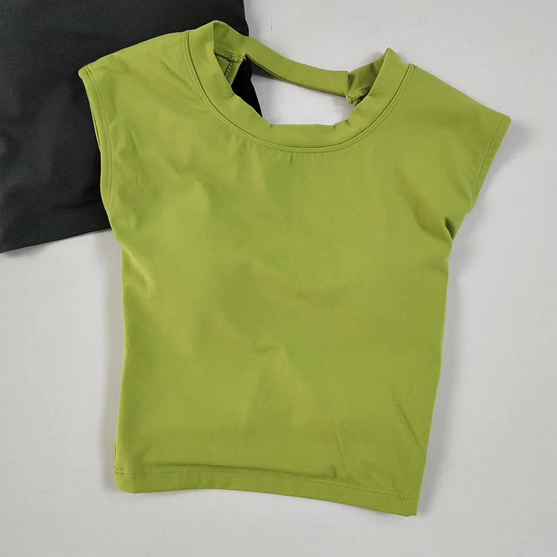 Zoe Back Twist Built-In Bra Top - Image 12