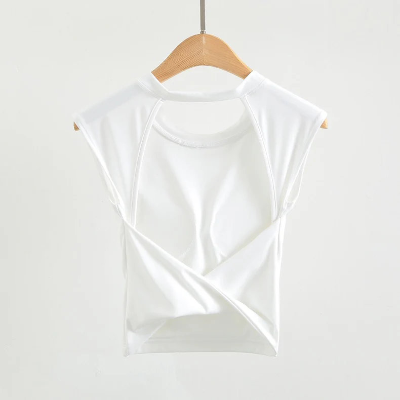 Zoe Back Twist Built-In Bra Top - Image 6